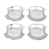 Mirror Chrome Side Door Handle Bowl Covers Trims For Suzuki 04-07 Swift 2004 2005... 