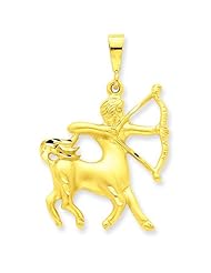 14K Gold Sagittarius Zodiac Charm Jewelry FindingKing