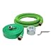 Abbott Rubber Rubber/PVC All-Weather Suction and Discharge Hose Pump Kit, Blk/Green / Blue, 1-1/2" Male X Female NPSM, 1-1/2" ID