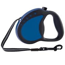 BLUE - 110 LB - Comfort Grip, All Belt, Retractable Lead