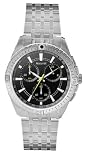 Accurist MB797B Gents stainless steel chronograph black dial watch