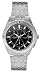 Accurist MB797B Gents stainless steel chronograph black dial watch