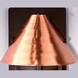 Forecast F8423-23 Lakeview Outdoor Wall Sconce Shade, Metal, Satin Copper Top accessory for F8420