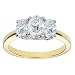 18k Yellow Gold Oval-Cut Three-Stone Diamond Ring (G-H / VS, 2 ct. tw.)