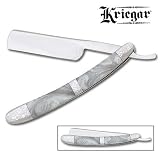 Kriegar Fantasy Pearl Handle Straight Shaving Razor