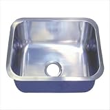 23 x 17 Stainless Steel Undermount Kitchen Sink in Satin