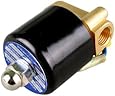 RioRand DC 12V 1/4 Inch Electric Solenoid Valve for Air Water / High Quality Replacement Brass Valve for Use with Pipelines in Water, Air and Diesel Applications