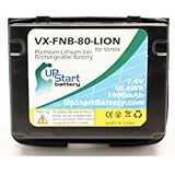 Yaesu FNB-80Li Two-Way Radio Battery Replacement (1400mAh, 7.4V 