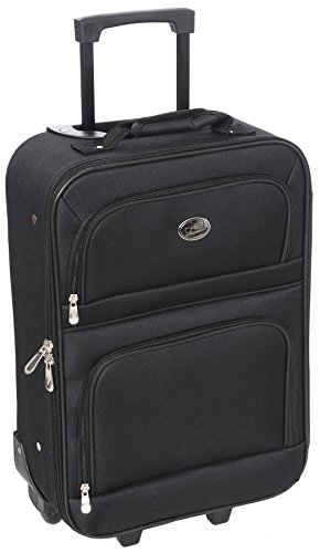 New Travel Carry On Suitcase On Wheels With Extendable Handle