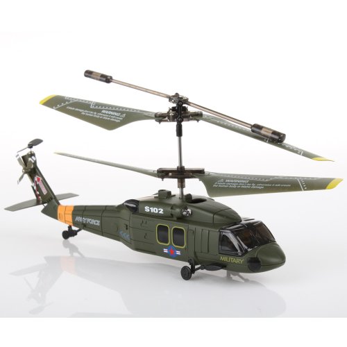 Syma S102G Marines 7.5" RC Remote Control Helicopter, 3.5 Channels