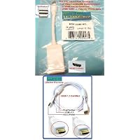 Value Pack - PTC Premium Mini DisplayPort to HDMI w/10ft WHITE HDMI 1.3 Gold Series Cable for Apple Macbook, Pro, Air, supports 1080p
