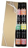 FRUITS- 6 Essential Oil Sampler Set. Includes 100% Pure, Undiluted, Therapeutic Grade Essential Oils of: Sweet Orange, Pin