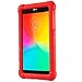 LG G Pad 7.0 Case - Poetic LG G Pad 7.0 Case [Turtle Skin Series] - [Corner/Bumper Protection] [Grip] [Sound-Amplification] Protective Silicone Case for LG G Pad 7.0 Red (3 Year Manufacturer Warranty From Poetic)