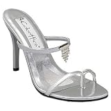 Coloriffics Women's Kiara (Silver Smooth 8.0 M)