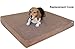 Dogbed4less External Pet Bed Cover with Zipper Liner for Medium Large Dog, 37