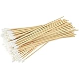 SE CS100-6 6" Cotton Swabs with Wooden Handles (Pack of 100)