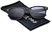 Black Classic Horn Rimmed 80's Retro Sunglasses