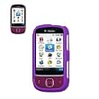 New Fashionable Perfect Fit Hard Protector Skin Cover Cell Phone Case for Huawei Tap U7519 T-Mobile - Purple
