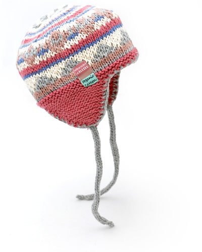 Baby's Organic Cotton Fairisle Earflap Hat