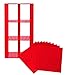 Premium Red Stackable Base Plates - 10 Pack 6