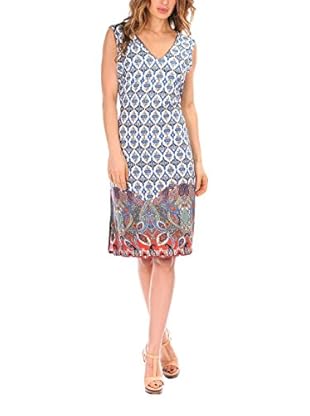 Maison Dudu Vestido Paula (Azul / Multicolor)