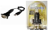 PTC Premium High Speed USB 2.0 to Serial RS-232 DB-9 Converter with 3ft Detachable Extension Cable - Supports Windows 7, Vista, XP, 2000, 98, Linux and Mac