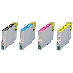 5-Pack Non-OEM Ink w/ Chip for Canon PGI-5BK CLI-8 Compatible Pixma MP500 MP530 MP600 MP800 iP4200 iP4300 iP4500 iP5200 iP5200