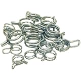 Outlaw Racing OR2089 15Pc. Assortment Motorcycle ATV Fuel Line Hose Tube Tubing Spring Clips Clamp
