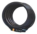 Master Lock 8143D 4-Feet by 5/16-Inch Self Coiling Cable Lock