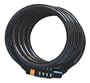 Master Lock 8143D Self Coiling Cable Lock, 4-Feet x 5/16-Inch