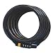 Master Lock 8143D Self Coiling Cable Lock, 4-Feet x 5/16-Inch