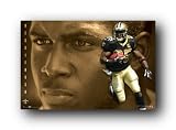 NEW ORLEANS SAINTS POSTER REGGIE BUSH NFL FOOTBALL 4342