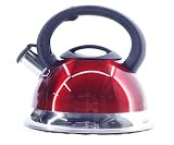3.5 litre Retro Whistling Kettle - Red