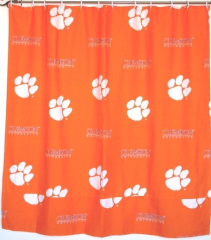 Click here for Clemson Tigers Solid Bathroom Shower Curtain NCAA prices