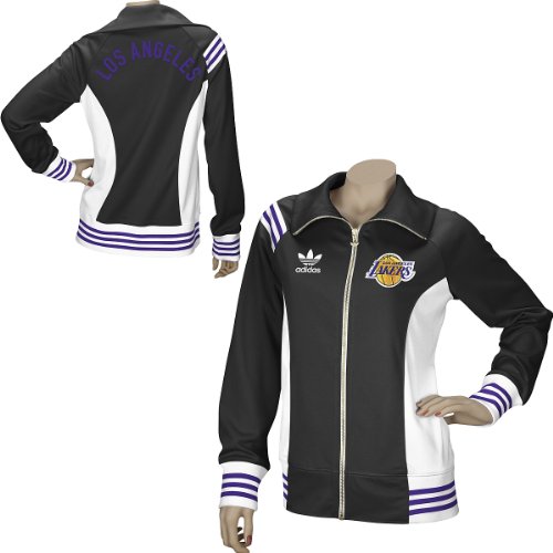 Adidas Los Angeles Lakers Womens Court Series Track Jacket Medium