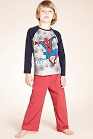 Younger Boys Spider Man Web Pyjamas