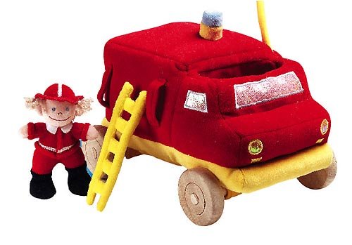 Childrens Toyshop  Toys : Fire engine toy with sound