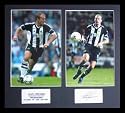 Alan Shearer signed Newcastle tribute presentation