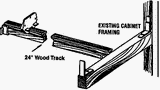Prime Line Prod. 221377 Wood Drawer Track Kit