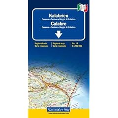 Kalabrien: Cosenza - Crotone - R�ggio di Calabria. Stra�enkarte 1:200 000. Sehensw�rdigkeiten, Stadtpl�ne, Transitpl�ne, Ortsindex: Cosenza - Crotone ... Stadtpl�ne, Transitpl�ne, Ortsindex