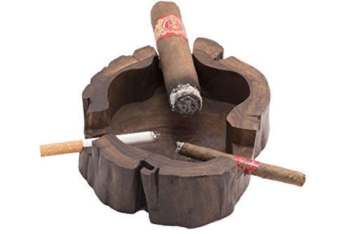 Unique Handmade Wooden Vintage Cuban Cigar Ashtray Personal Custom