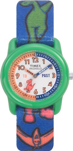 Timex T7B1214E Boys Dinosaur Time Teacher Fabric Strap Watch