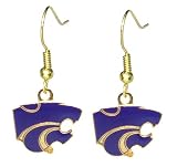 Kansas State Wildcats - NCAA Team Logo Dangler Earrings