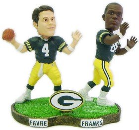 Green Bay Packers Favre & Franks Forever Collectibles Bobble Mates