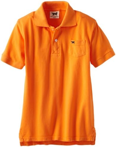 Jack Thomas Big Boys' Short Sleeve Polo, Orange Popsicle, Large