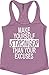 Orange Arrow Women's Stronger Than Your Excuses Racerback Tank
