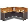 Natural Cherry Reception Gallery for Managers Desk By Bush Furniture