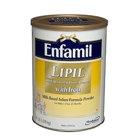 Enfamil Lipil with Iron, Milk-Based Infant Formula, Powder, 38 Ounces
