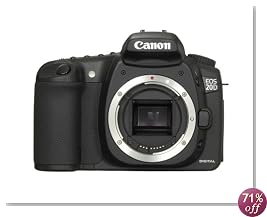 Canon EOS 20D 8.2MP Digital SLR Camera (Body Only)