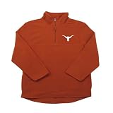 Antigua University of Texas Youth 3/4 Zip Long Sleeve Pullover